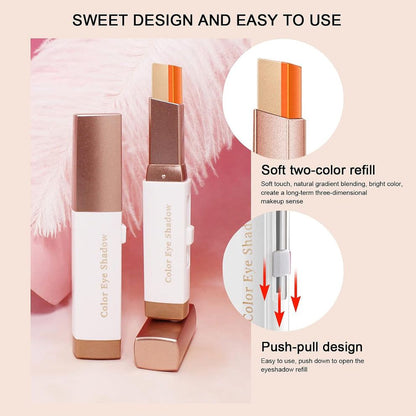 12 Colore Glitter Eye-shadow Stick Set