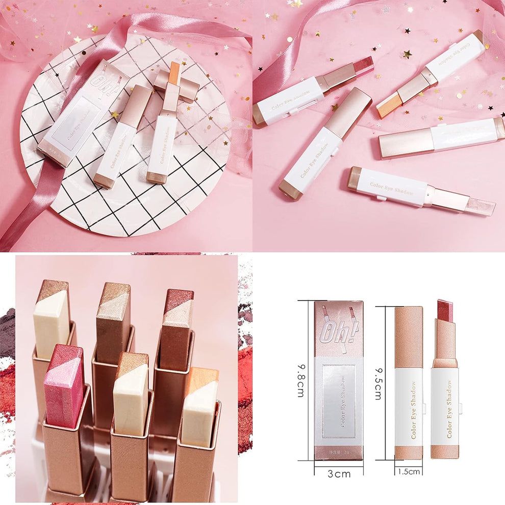 12 Colore Glitter Eye-shadow Stick Set